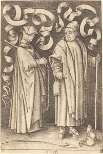Kilise Müdavimleri, c. 14951503. by Israhel van Meckenem