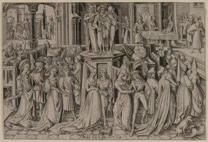 Hirodes Mahkemesinde Dans, c. 1500.