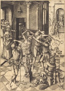 Kırbaçlanma, c. 1480. by Israhel van Meckenem