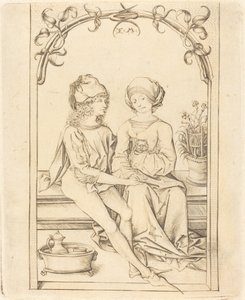 Aşıklar, c. 1490. by Israhel van Meckenem