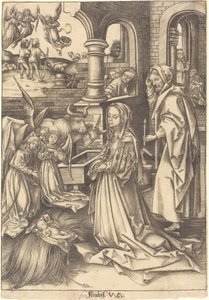 Doğuş, c. 14901500. by Israhel van Meckenem