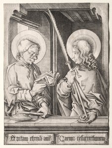 Gotik Pencerelerde On İki Havari: St. Matthias ve St. Judas Thaddaeus.