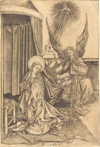 Duyuru by Israhel van Meckenem after Martin Schongauer