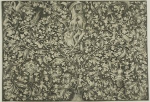 İki Aşıklı Süs Panosu by Israhel van Meckenem the younger