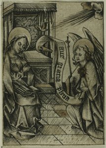 Müjde by Israhel van Meckenem the younger