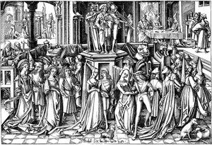 Hirodes Mahkemesinde Dans, c. 1500