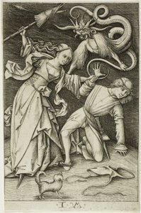 Pantolon Kavgası by Israhel van Meckenem the younger