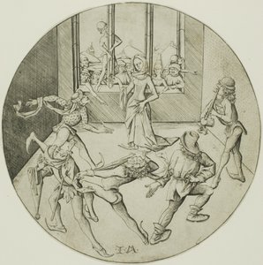 Morris Dansçıları by Israhel van Meckenem the younger