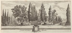 Kardinal Montalte Bahçesi by Israël Silvestre