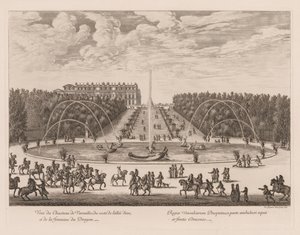 Caddenin yanından Château de Versailles