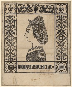 mona lisa bela by Italian 15th Century