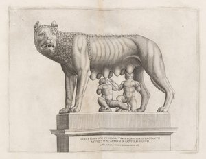 Romulus ve Remus ile Capitoline Kurt