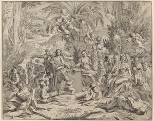 Resim Alegorisi by Italian 17th Century, after Pietro Testa