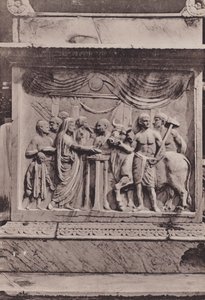 Ara Del Tempio Di Mercurio Di Vespasiano, Mercur Sunağı veya Vespasian Tapınağı (s / b fotoğraf) by Italian Photographer