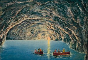 Capri: Grotta Azzurra (renkli fotoğraf) by Italian Photographer