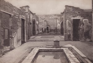 Casa Del Poeta Tragico, Trajik Şairin Evi (s/b fotoğraf) by Italian Photographer