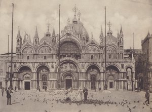 S Marco Kilisesi (s / b fotoğraf) by Italian Photographer