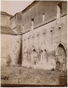 Capitular odasının dışı, Pomposa manastırı, Emilia-Romagna, İtalya, Luigi Ricci, Ravenna