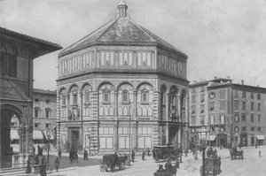 Floransa, Vaftizhane (s / b fotoğraf) by Italian Photographer