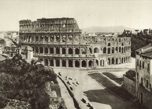 Flavian Amfitiyatrosu veya Kolezyum by Italian Photographer