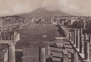 Foro Civile, Forum (s/b fotoğraf) by Italian Photographer