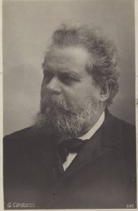 Giosue Carducci (1835-1907), Nobel ödüllü İtalyan şair by Italian Photographer