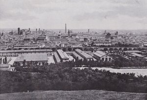 İtalya: Bologna, şehrin panoraması (s/b fotoğraf) by Italian Photographer
