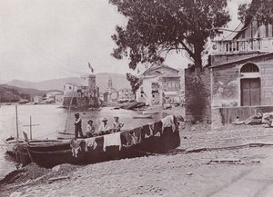 İtalya: Rapallo, liman (s/b fotoğraf)