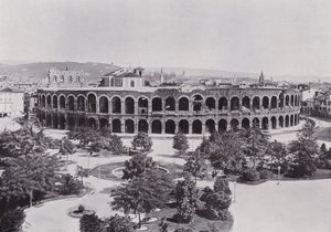İtalya: Verona, Roma arenası (s/b fotoğraf) by Italian Photographer