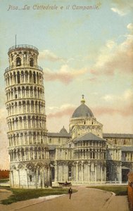 Eğik Pisa Kulesi ve Pisa Katedrali by Italian Photographer