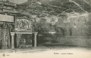 Mamertine Hapishanesi, Roma (s/b fotoğraf) by Italian Photographer