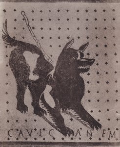 Mozaik, Mağara Köpeği, Mozaik, Mağara Köpeği (s/b fotoğraf) by Italian Photographer