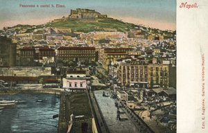 Napoli, Italya, Panorama, Castel S Elmo by Italian Photographer