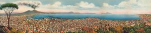 Napoli / Naples: Panorama Generale (renkli fotoğraf) by Italian Photographer