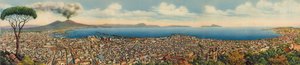 Napoli / Napoli: Panorama Generale (renkli fotoğraf) by Italian Photographer