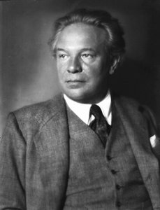 Ottorino Respighi (s/b fotoğraf) by Italian Photographer