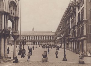 Piazza S Marco Dai Leoncini (s / b fotoğraf) by Italian Photographer