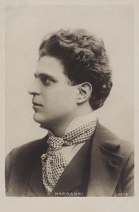 Pietro Mascagni, İtalyan besteci by Italian Photographer