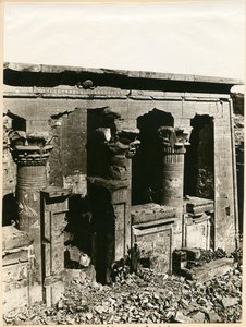 Mandulis Tapınağı Pronaos, Kalabsha, Mısır, fotoğraf Antonio Beato by Italian Photographer