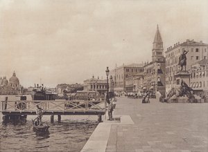 Riva Degli Schiavoni (s/b fotoğraf) by Italian Photographer