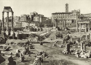 Roma Forumu ve Basilica Julia by Italian Photographer