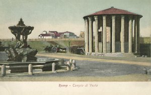 Roma, İtalya, Vesta Tapınağı by Italian Photographer