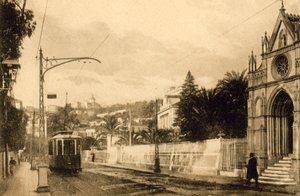 Sanremo, Corso Cavallotti (s / b fotoğraf) by Italian Photographer