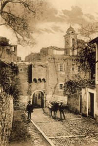 San Remo, Porta S Giuseppe (s / b fotoğraf) by Italian Photographer
