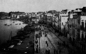 Taranto, Eski Şehir, Panorama (s / b fotoğraf) by Italian Photographer