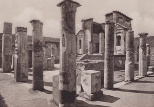 Tempio Di Iside, İsis Tapınağı (s/b fotoğraf) by Italian Photographer