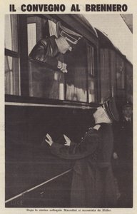 Brenner Konferansı (b/w fotoğraf) by Italian Photographer
