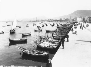 Palermo Limanı, Sicilya, c.1920 by Italian Photographer
