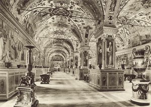 Vatikan Kütüphanesi, Ist Hall by Italian Photographer