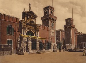 Venezia / Venedik: Regio Arsenale Marittimo (renkli fotoğraf) by Italian Photographer